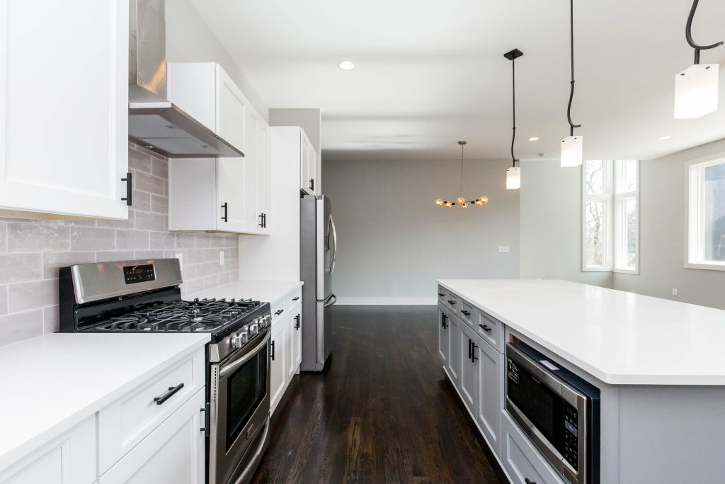 Completed White Custom Kitchen Remodeling Project In Nashville by Nashville Renovators